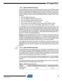 ATMEGA165V-8AI Datasheet Page 19