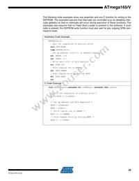 ATMEGA165V-8AI Datasheet Page 20
