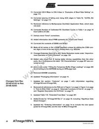 ATMEGA169V-1MC Datasheet Page 20