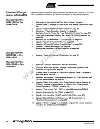 ATMEGA169V-8MU Datasheet Page 20