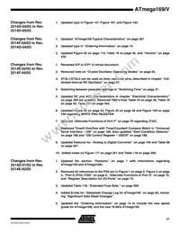 ATMEGA169V-8MU Datasheet Page 21