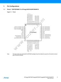 ATMEGA324P-B15AZ Datasheet Page 3