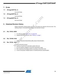 ATMEGA644P-A15AZ Datasheet Page 19