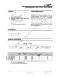 ATS277H-PG-B-A Datasheet Cover