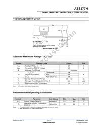 ATS277H-PG-B-A Datasheet Page 3