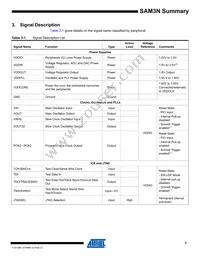ATSAM3N4AA-AU Datasheet Page 7