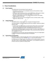 ATSAM3S1CA-CUR Datasheet Page 17