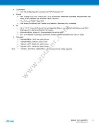 ATSAM4E8EA-CUR Datasheet Page 3