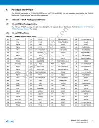 ATSAM4E8EA-CUR Datasheet Page 11