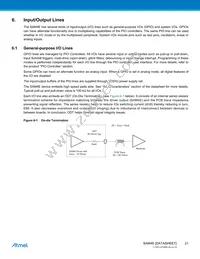 ATSAM4E8EA-CUR Datasheet Page 21