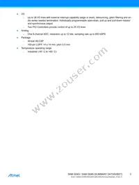 ATSAMG54N19B-AU Datasheet Page 3