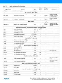 ATSAMG54N19B-AU Datasheet Page 7
