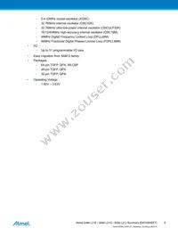 ATSAML21J18A-MUT Datasheet Page 3