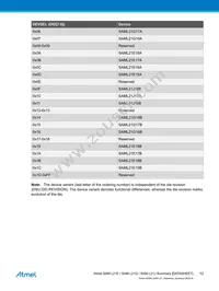ATSAML21J18A-MUT Datasheet Page 12