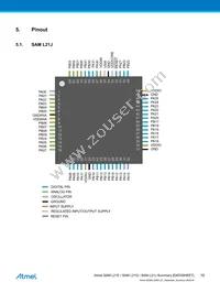 ATSAML21J18A-MUT Datasheet Page 15