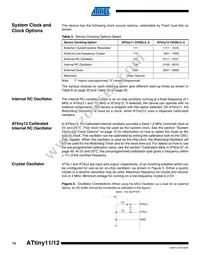 ATTINY11-6SU Datasheet Page 10