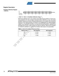 ATTINY11-6SU Datasheet Page 12