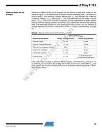 ATTINY11-6SU Datasheet Page 23