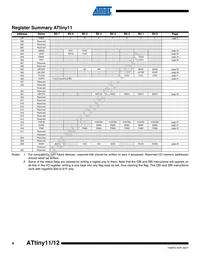 ATTINY12L-4PU Datasheet Page 6