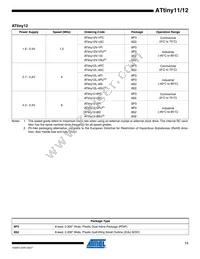 ATTINY12L-4PU Datasheet Page 11