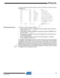 ATTINY15L-1SU Datasheet Page 13