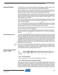 ATTINY15L-1SU Datasheet Page 19