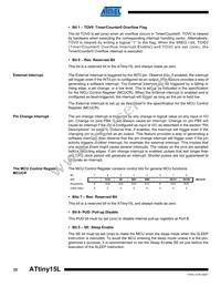 ATTINY15L-1SU Datasheet Page 22