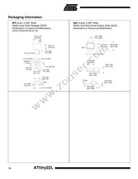 ATTINY22L-1SI Datasheet Page 10