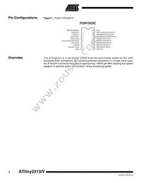 ATTINY2313V-10PI Datasheet Page 2