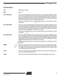 ATTINY2313V-10PI Datasheet Page 5
