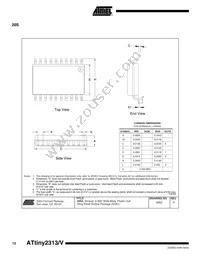 ATTINY2313V-10PI Datasheet Page 12