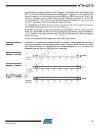 ATTINY2313V-10SI Datasheet Page 23