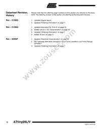 ATTINY28V-1MI Datasheet Page 12