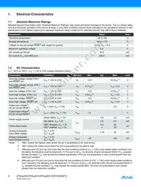 ATTINY44V-15MT Datasheet Page 2