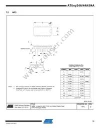 ATTINY84A-CCUR Datasheet Page 15