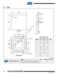 ATTINY84A-CCUR Datasheet Page 18