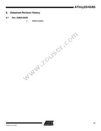 ATTINY85V-10SI Datasheet Page 15