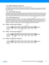 ATTINY861-15SZ Datasheet Page 23