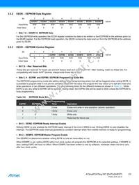 ATTINY87-A15XZ Datasheet Page 23
