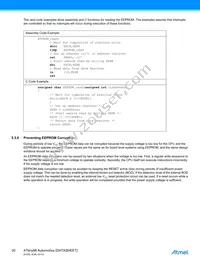 ATTINY88-15MZ Datasheet Page 20