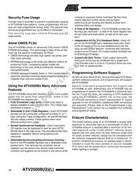 ATV2500BQL-25PI Datasheet Page 12