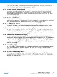 ATXMEGA128A4U-W Datasheet Page 23