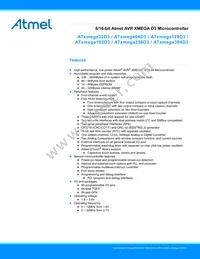 ATXMEGA128D3-ANR Datasheet Cover