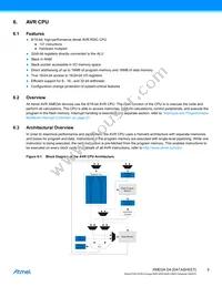 ATXMEGA16D4-MHA2 Datasheet Page 9