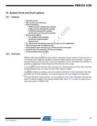 ATXMEGA256A3B-AUR Datasheet Page 17