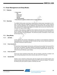 ATXMEGA256A3B-AUR Datasheet Page 20