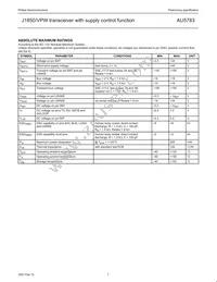 AU5783D Datasheet Page 7