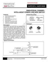 AUIPS1051LTR Datasheet Cover