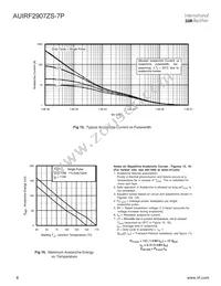 AUIRF2907ZS7PTL Datasheet Page 8
