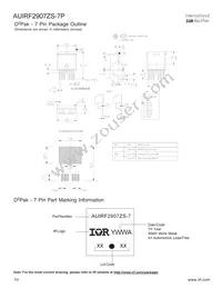 AUIRF2907ZS7PTL Datasheet Page 10